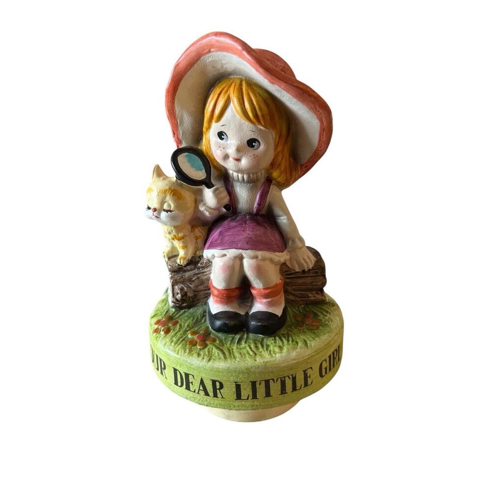 Our Dear Little Girl Music Box Made in Japan Albert E. Price Inc. Vintage‎ 1974